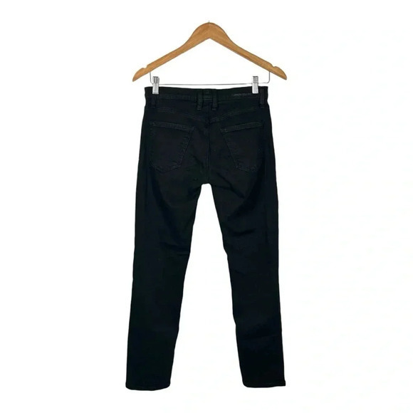 Current/Elliot The Fling Washed Black Destroy Boyfriend Black Jean Women Size 23 - Picture 5 of 11